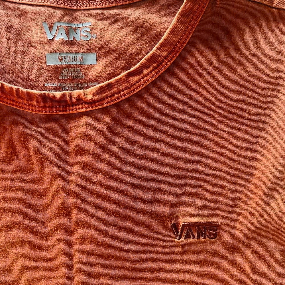 Vans Orange Muscle Tee - Picture 2 of 2